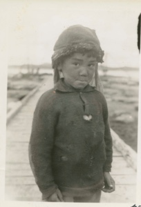 Image of Eskimo [Inuk] School boy